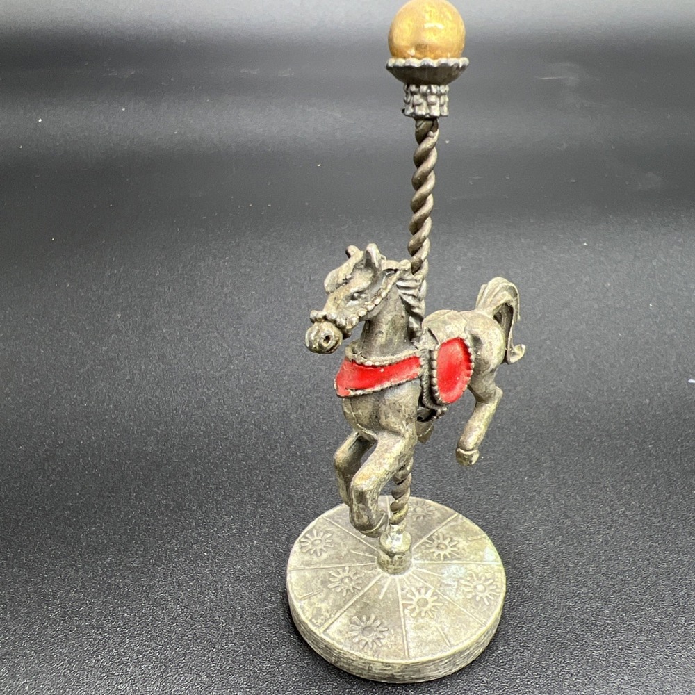 carousel horse figurine Pewter - Picture 3 of 6